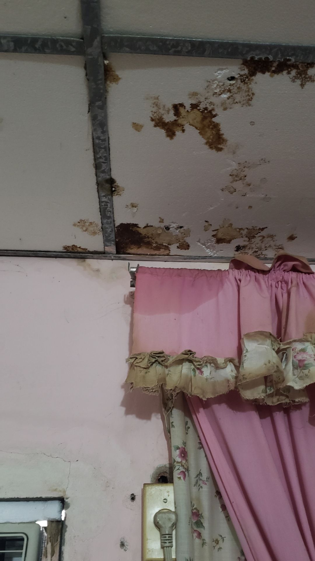 Filtraciones y deterioro en el techo de la casa